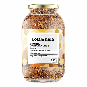Granola Doble Chocolate 360 g Lola & Nola