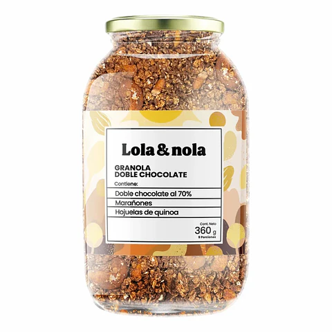Granola Doble Chocolate 360 g Lola & Nola