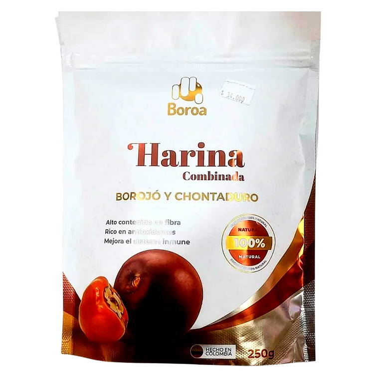 Harina Combinada de Borojó y Chontaduro 250 g Boroa 1