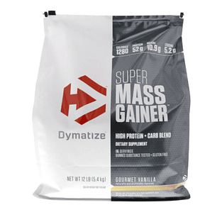 Super Mass Gainer Vainilla 12 libras Dymatize 