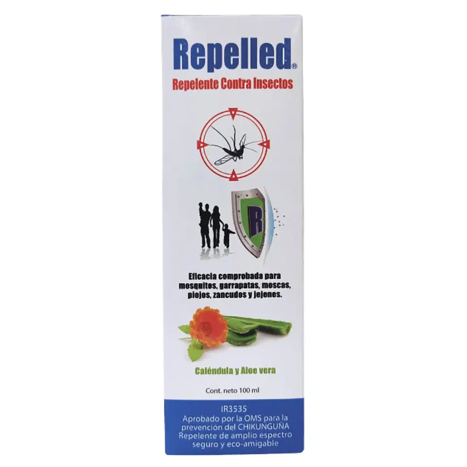Repelled Repelente Contra Insectos 100 ml 1