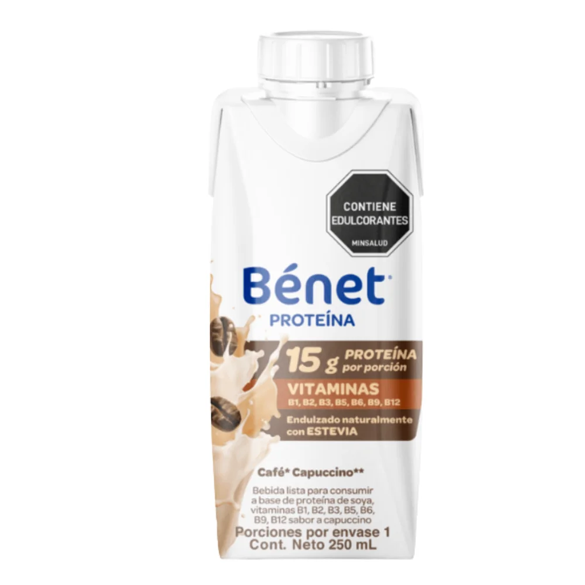 Proteina liquida Bénet Café Capuccino 250ml  1