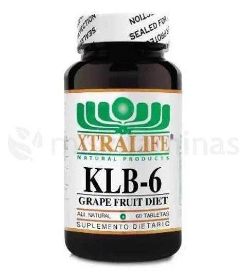 KLB-6 Grape Fruit 60 Tabletas Xtralife