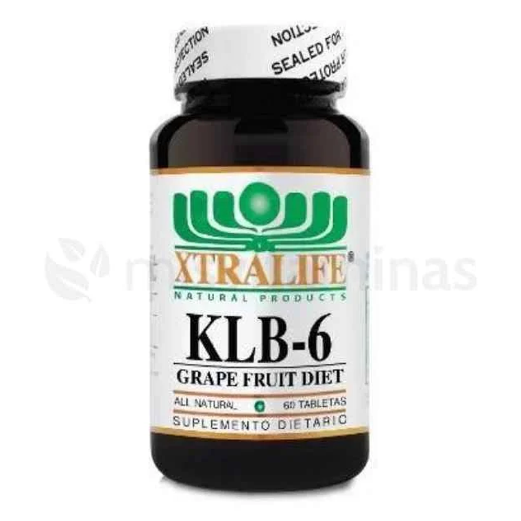 KLB-6 Grape Fruit 60 Tabletas Xtralife 1