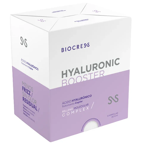 Ácido Hyalurónico Tratamiento Capilar 12 Ampollas Bio Cress 10