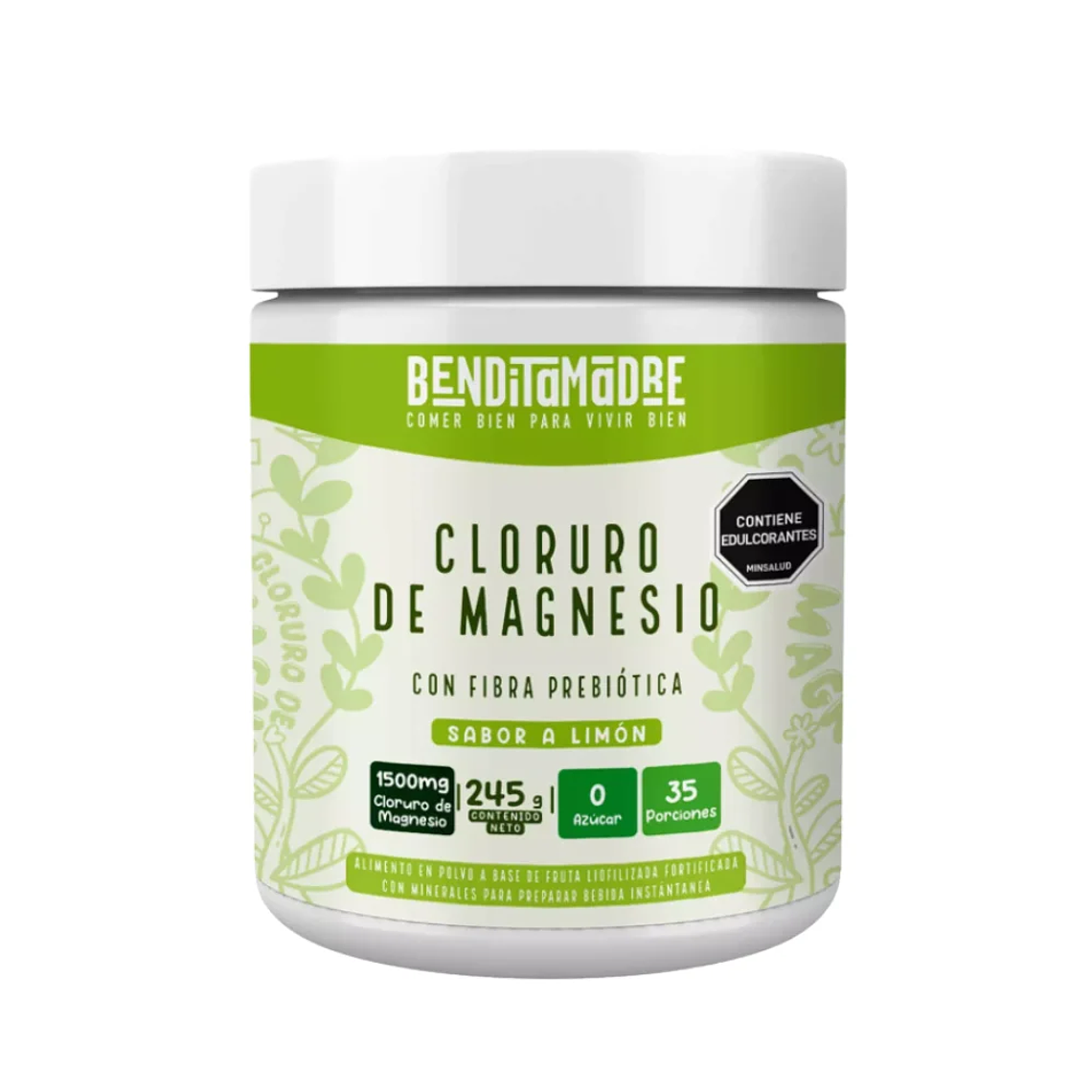 Cloruro de Magnesio 245 grs BenditaMadre  1