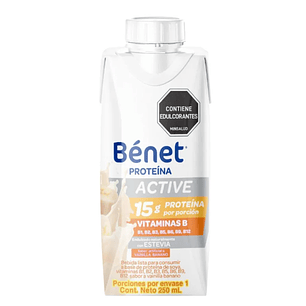 Proteína liquida Bénet Vainilla Banano 250ml 