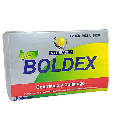 Boldex Purgante 16 Cápsulas Naturasol