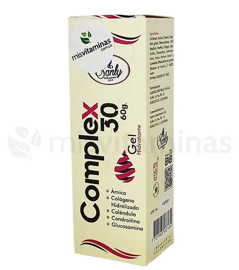 Complex 30 Gel Hidratante 60 Gramos Sanly