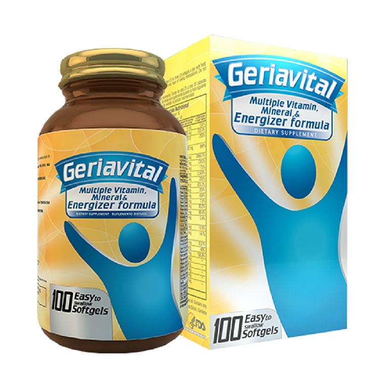 Geriavital Multivitaminico 100 Softgels Healthy America 1