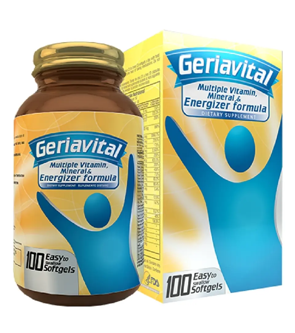 Geriavital Multivitaminico 100 Softgels Healthy America 1
