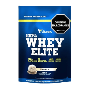Whey Elite 100% Vitanas Vainilla 2 Libras 