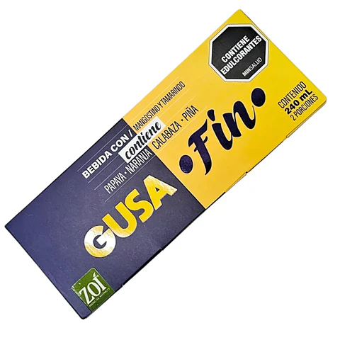 Gusa-Fin Adulto 2 Frascos 120 ml Zoí Purgante y Desparasitante