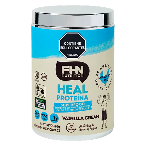 Heal Protein Crema de Vainilla 690 gr FHN