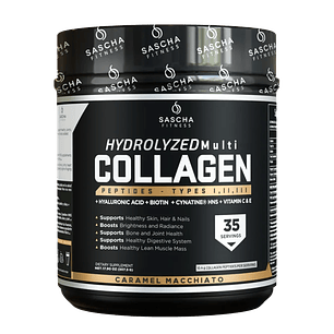 Hydrolyzed Collagen Caramelo 490 g Sascha Fitness