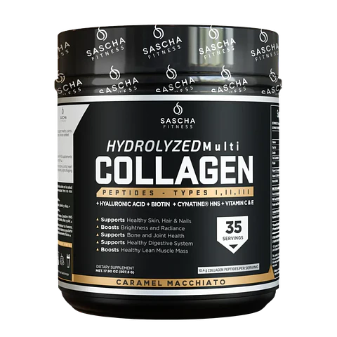 Hydrolyzed Collagen Caramelo 490 g Sascha Fitness