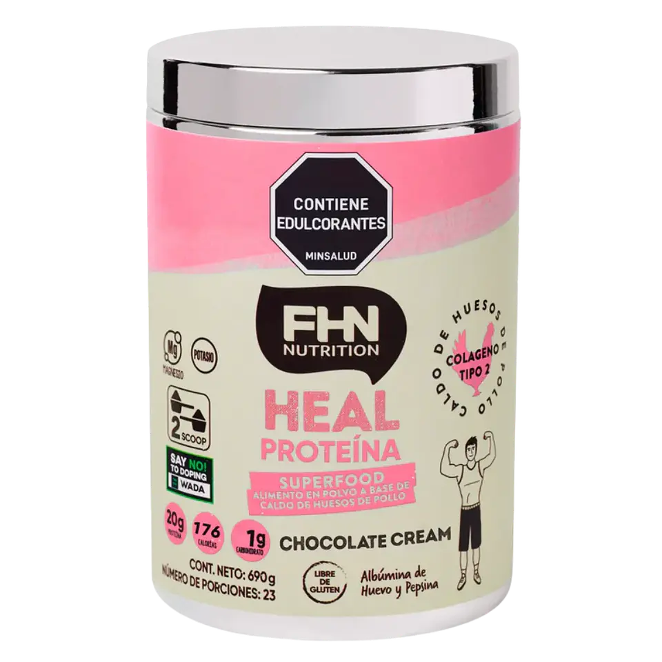Heal Protein Crema de Chocolate 690 gr FHN 1