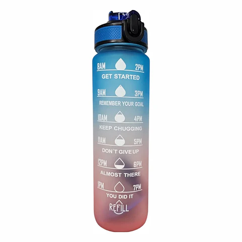Shaker Refill 900 ml Rojo y Azul