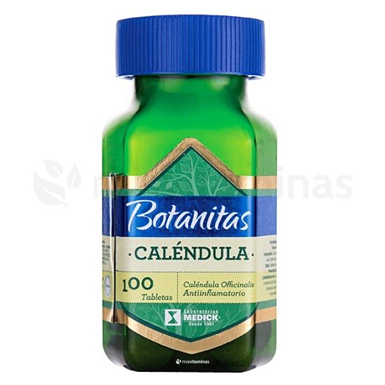 Caléndula 100 Tabletas Botanitas 1