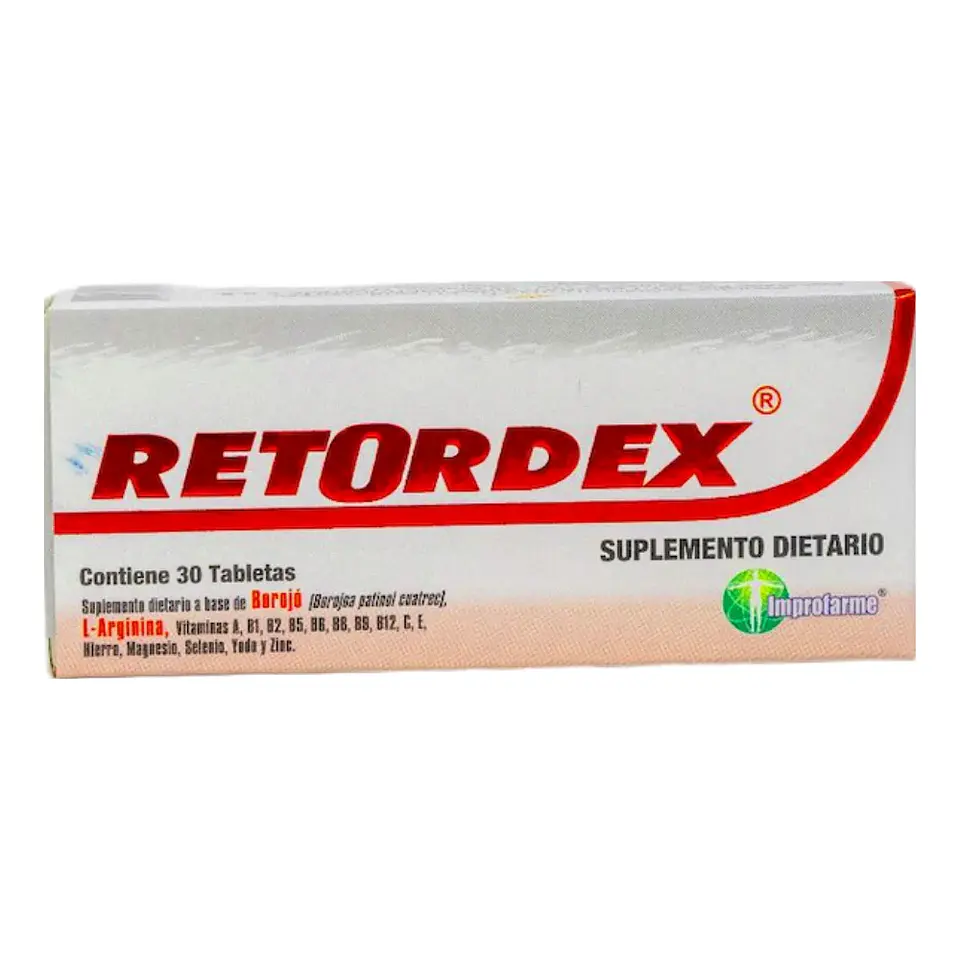 Retordex 30 Tabletas Improfarme 1