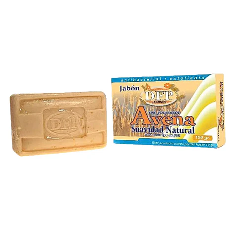 Jabón Antibacterial y Exfoliante de Avena 100 gr DFP
