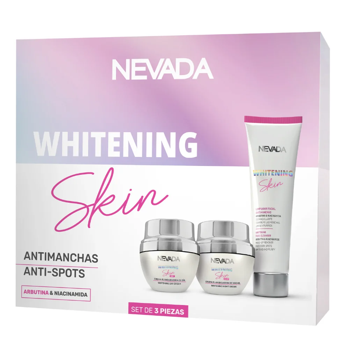 Set Anti-Manchas Whitening Skin Nevada 3 Piezas 1