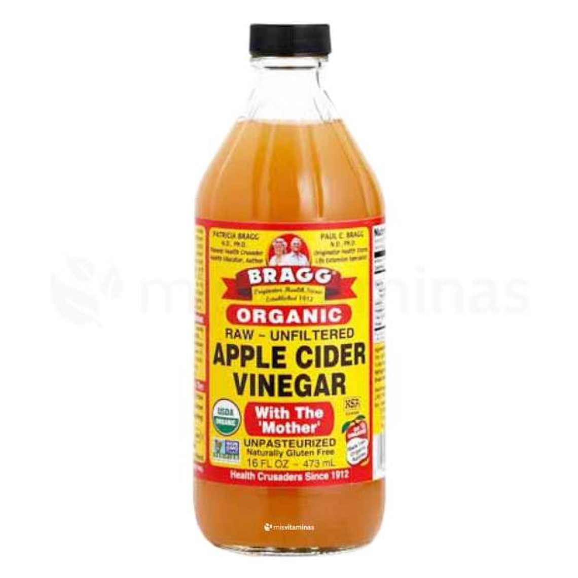 Vinagre de sidra de manzana BRAGG 16 oz 473ml 1