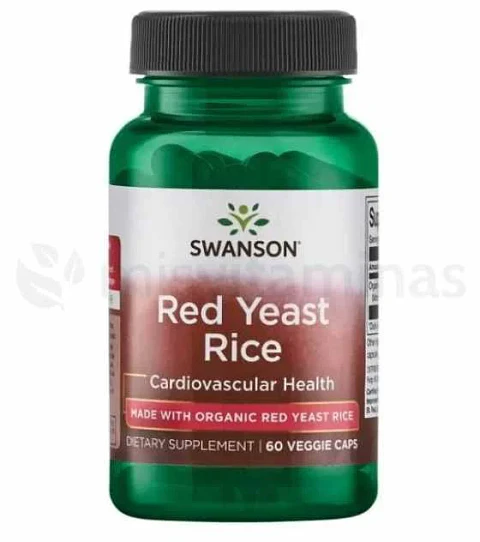 Red Yeast Rice Swanson 600 mg 60 Cápsulas