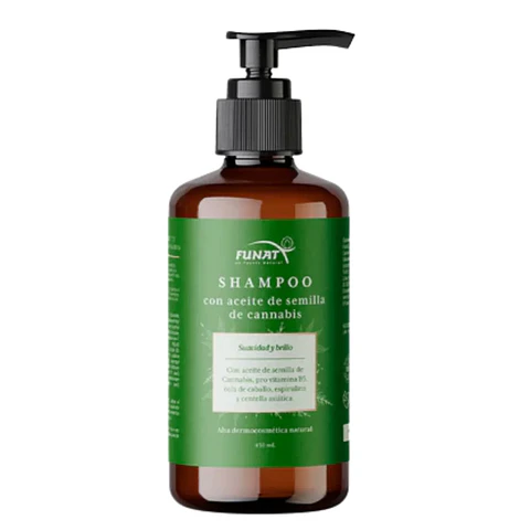 Shampoo con acietes de semilla de Cannabis 450 ml Funat