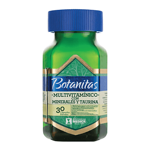 Multivitamínico Minerales y Taurina 30 Cáps Botanitas