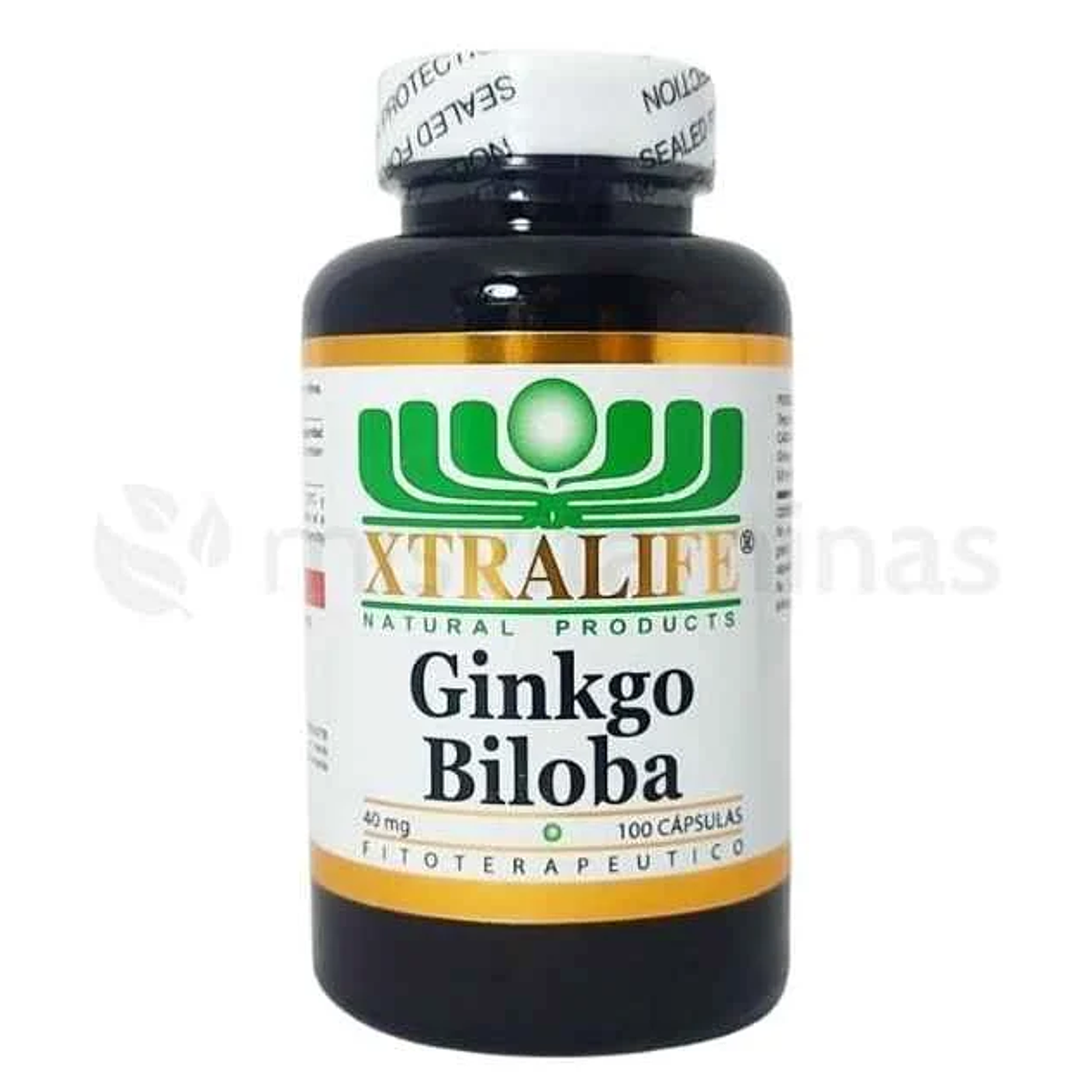 Ginkgo Biloba 40 mg 100 Cápsulas Xtralife  1