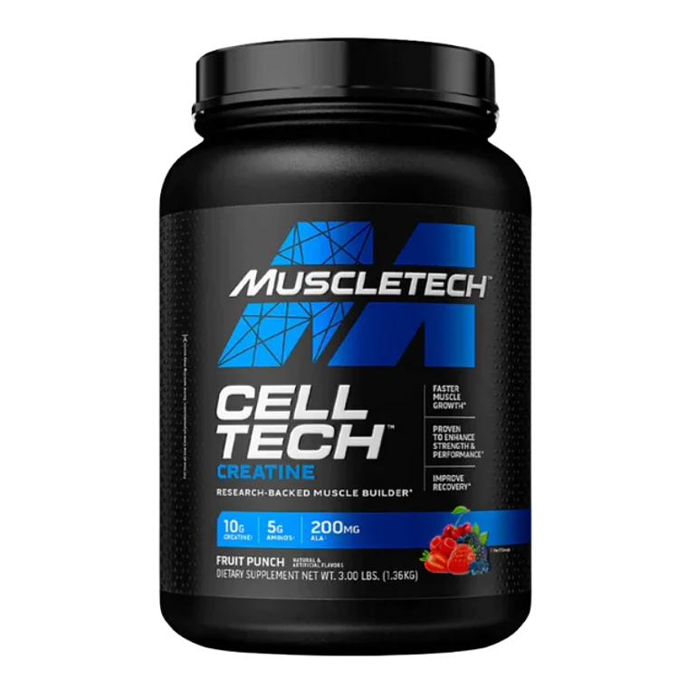 Cell Tech 3 Libras Performance Series Muscletech Creatina HCL 1