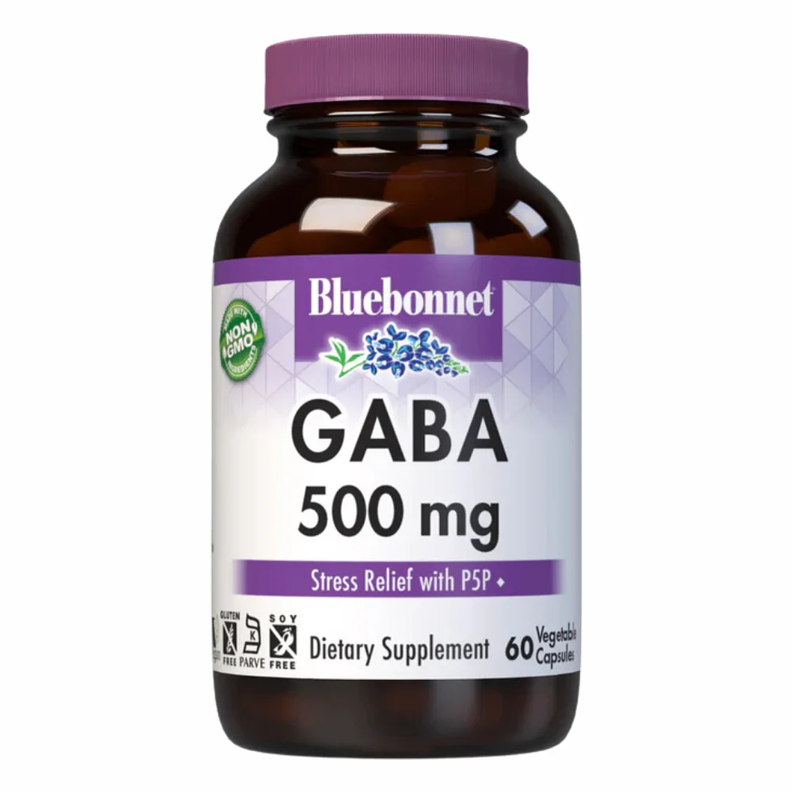 Gaba 500 mg 60 Cápsulas Bluebonnet 1