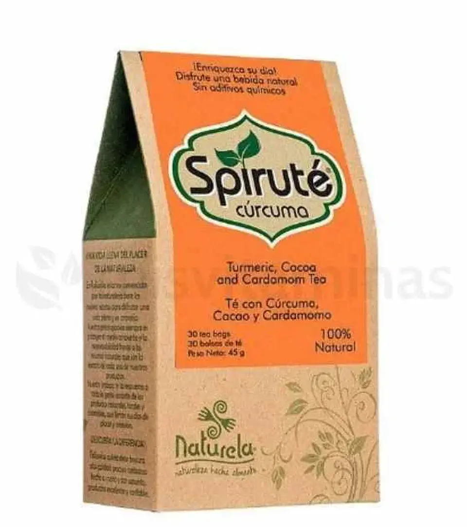 Spiruté Cúrcuma Infusión 20 Tisanas Naturela  1