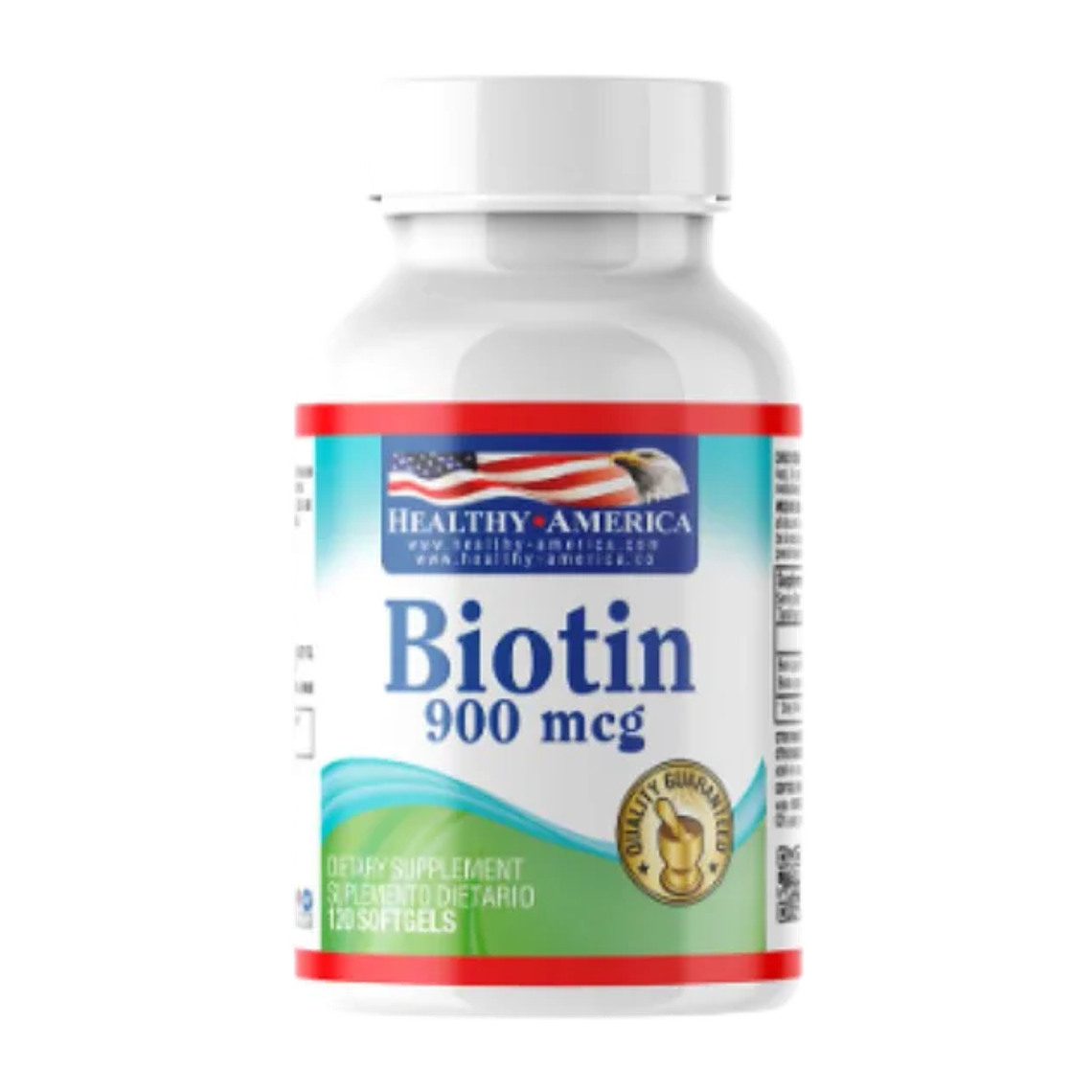 Biotin 900 mcg Healthy America 120 Softgels 1