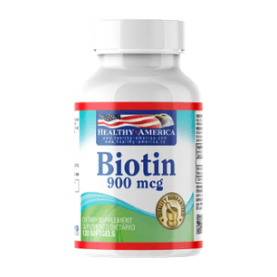 Biotin 900 mcg Healthy America 120 Softgels