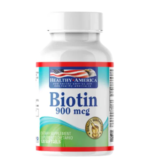 Biotin 900 mcg Healthy America 120 Softgels
