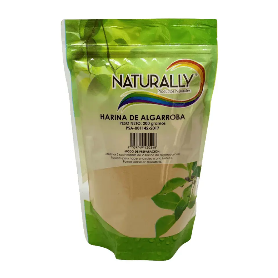 Harina de Algarroba 200 gramos Naturally 1