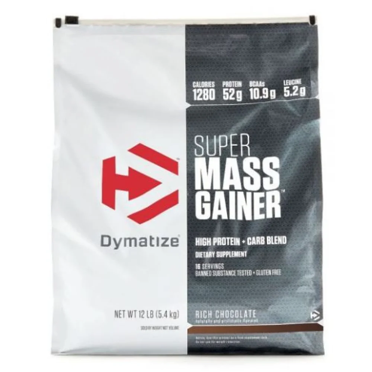 Super Mass Gainer Chocolate 12 libras Dymatize  1