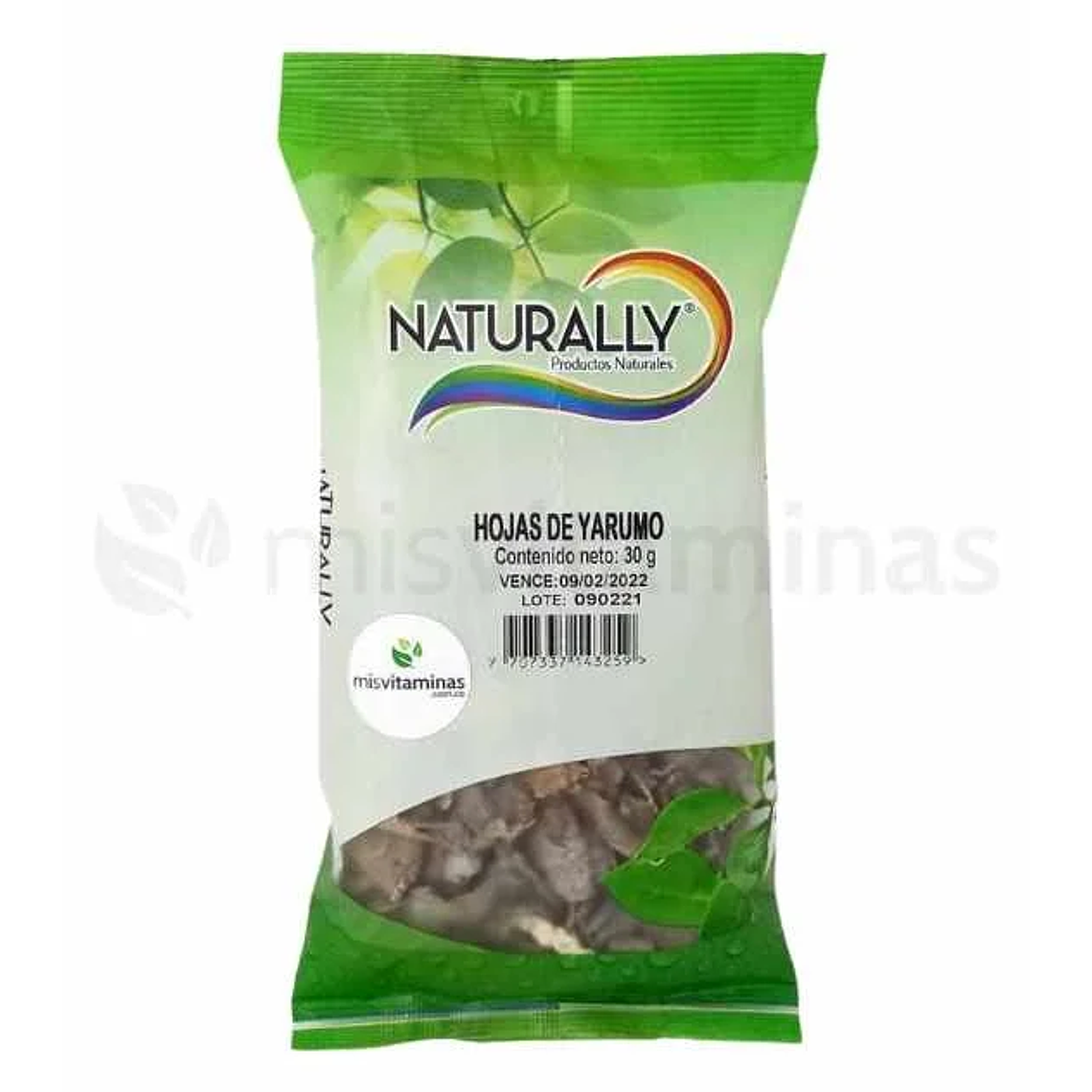 Hojas de Yarumo 30 gramos Naturally  1