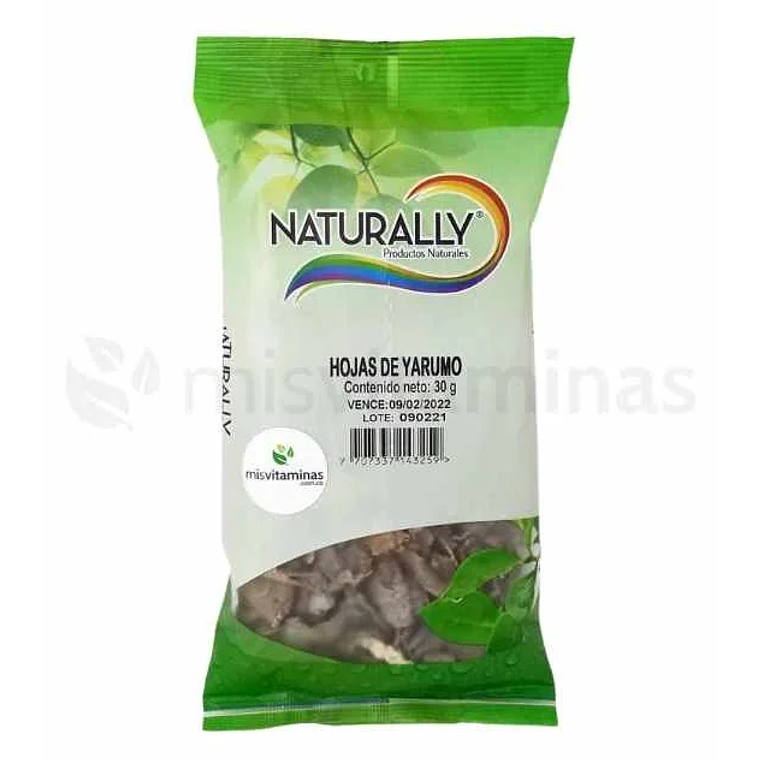 Hojas de Yarumo 30 gramos Naturally  1