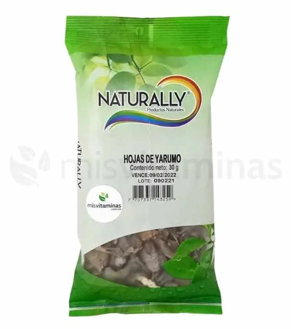 Hojas de Yarumo 30 gramos Naturally  1