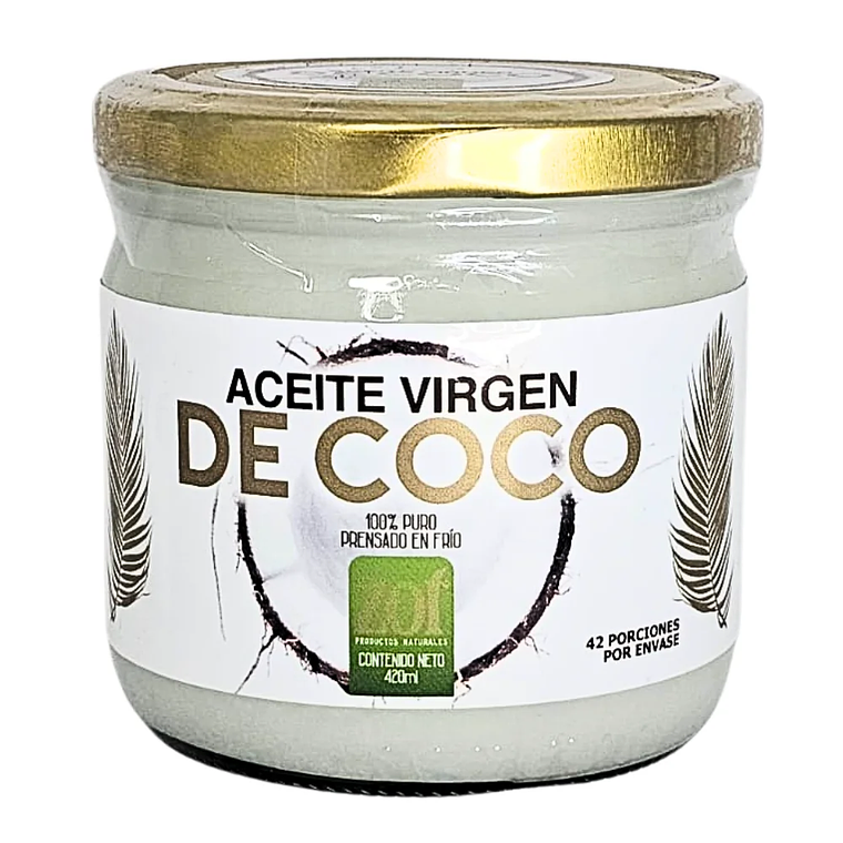 Aceite Virgen de Coco 420 gr Zoi 1