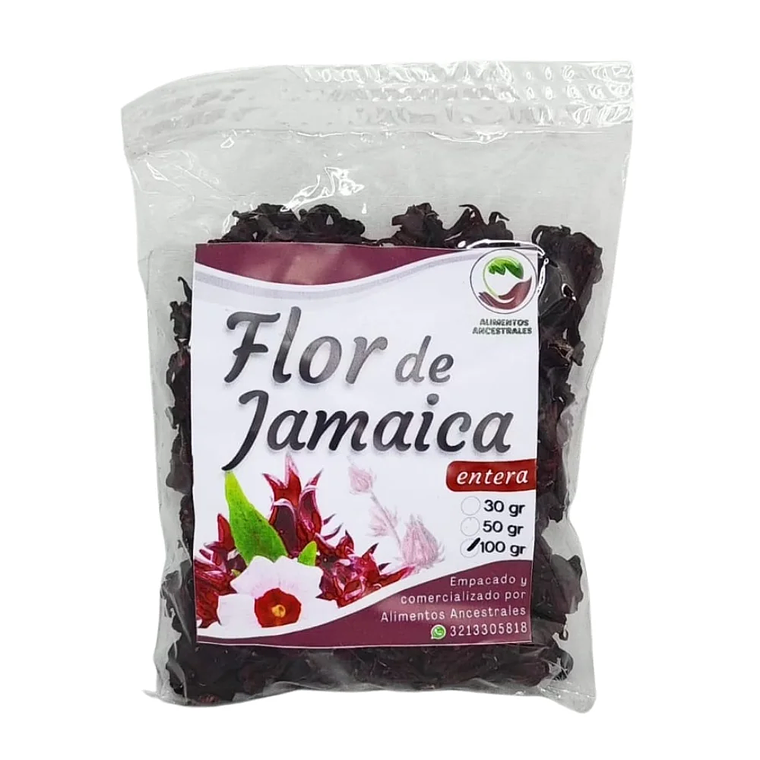 Flor de Jamaica 100 gr Alimentos Ancestrales 1