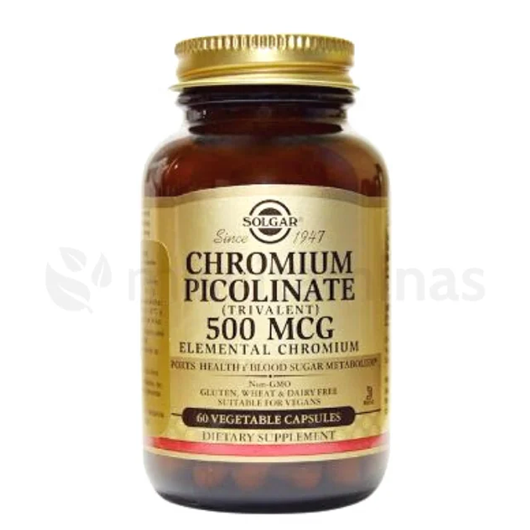 Chromium Picolinate 500 mcg 60 Capsulas 1