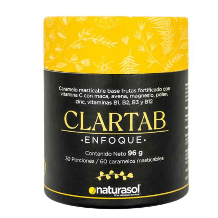 Clartab Enfoque 60 Caramelos Masticables Naturasol 1