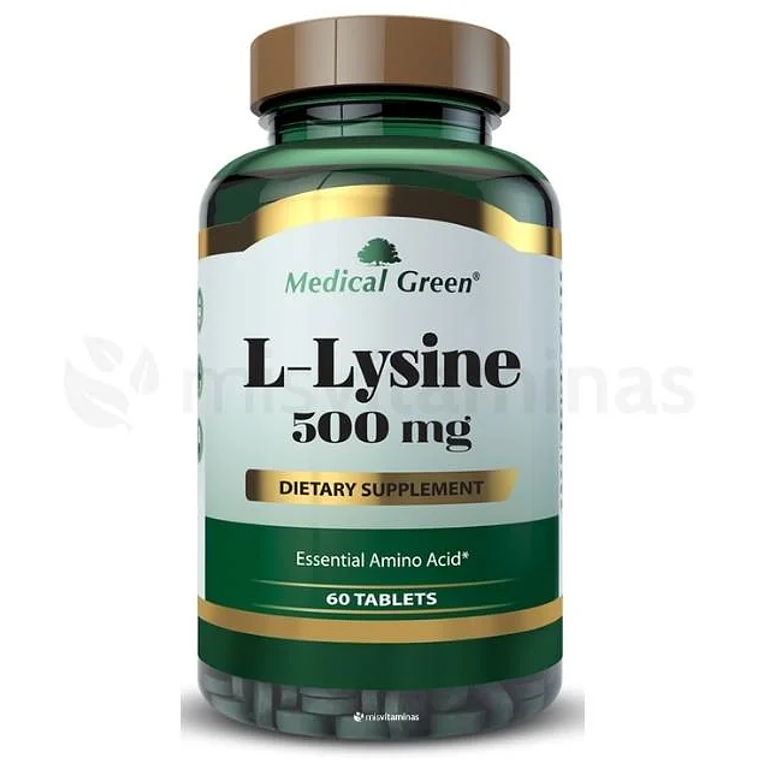 L-Lysine 500 mg Medical Green 60 tabletas 1