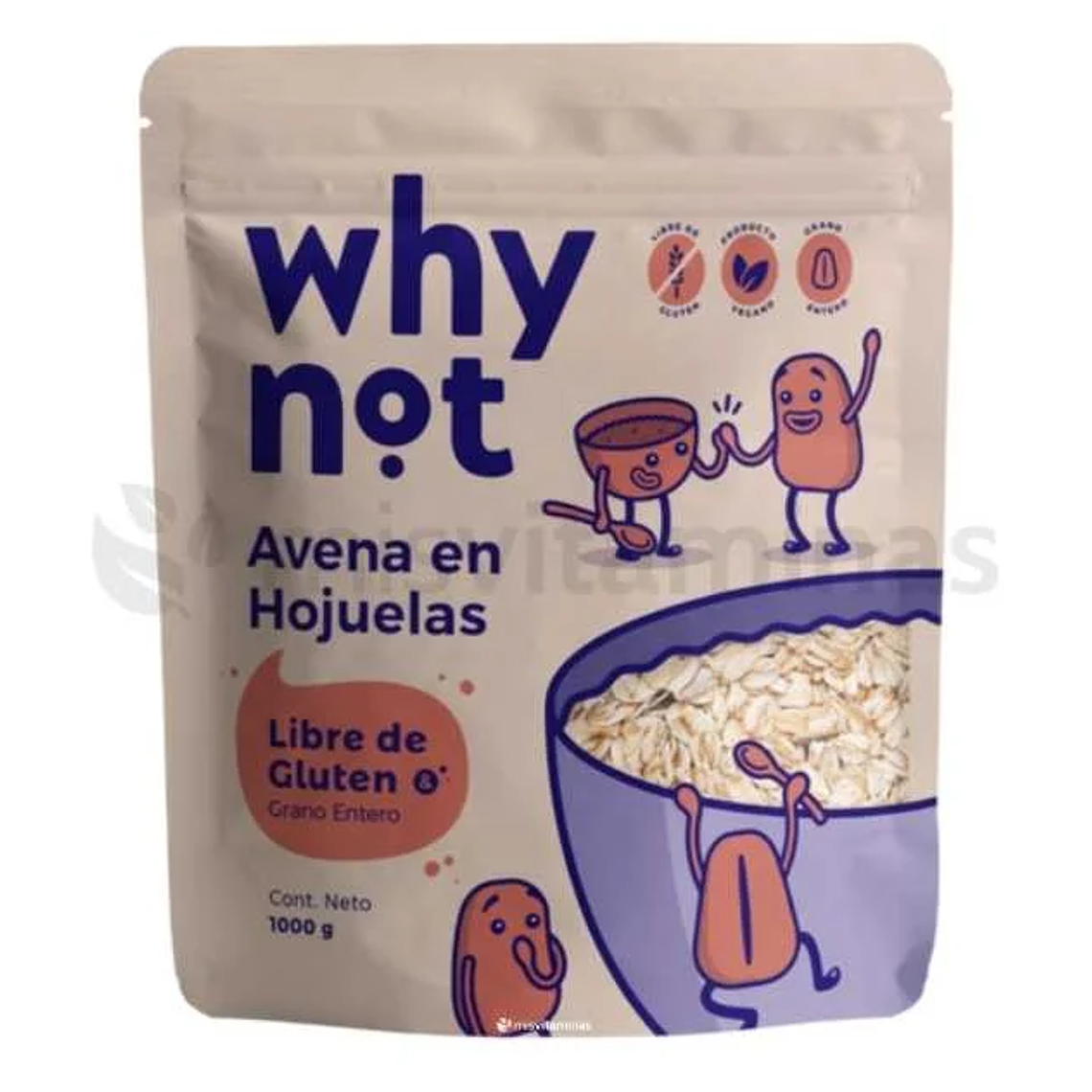 Avena en Hojuelas 1000 gr Why Not 1