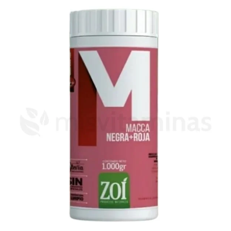 Macca Negra y Roja 1000 gramos Zoí  1