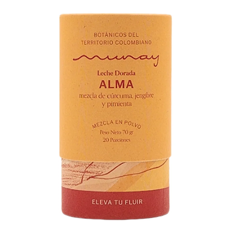 Leche Dorada Alma 70 gr Mezcla en Polvo Munay 1